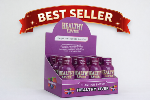 12 pack Healthy Liver 2oz probiotic shot - Champion Biotics