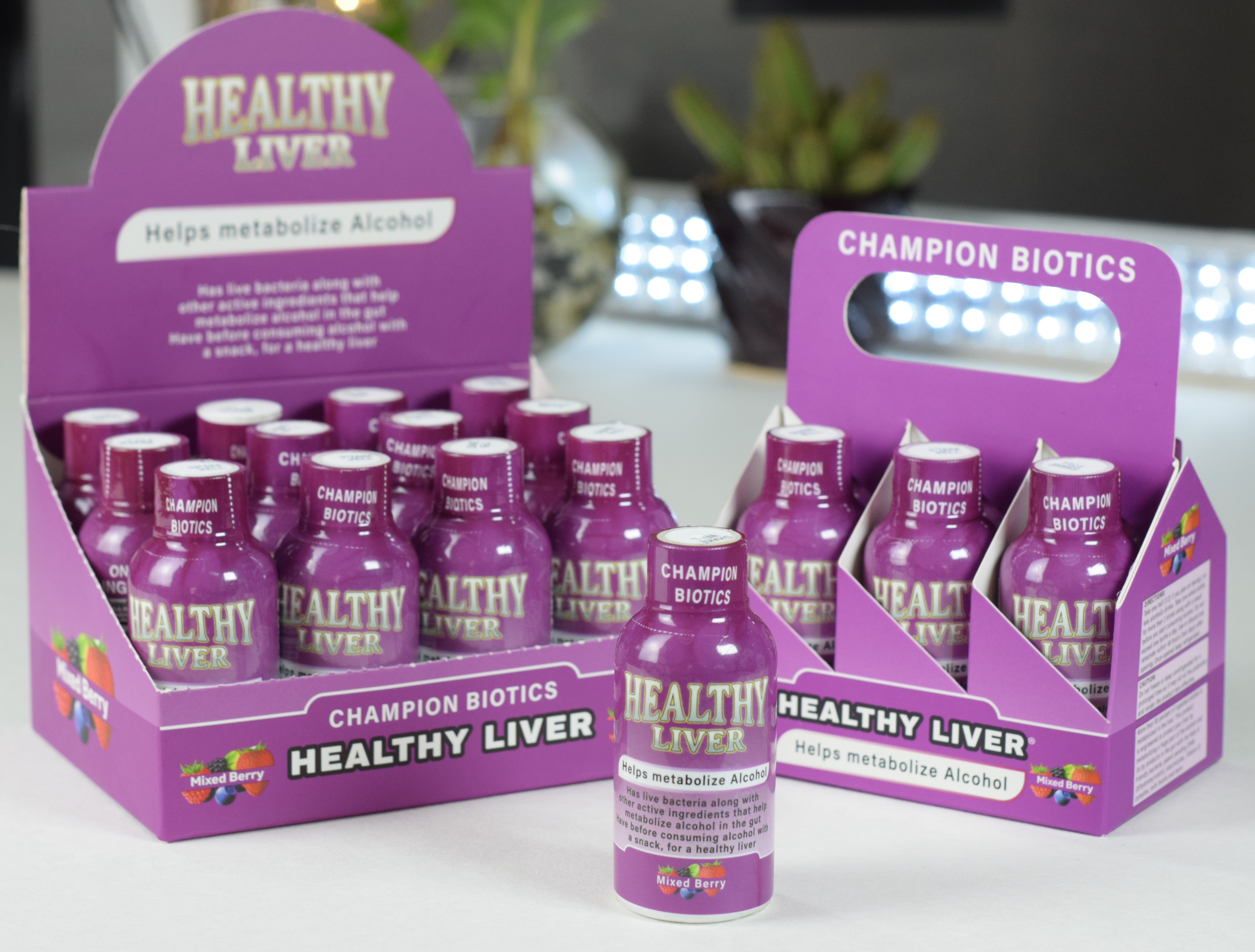 3pcs Healthy Liver 2oz probiotic shot