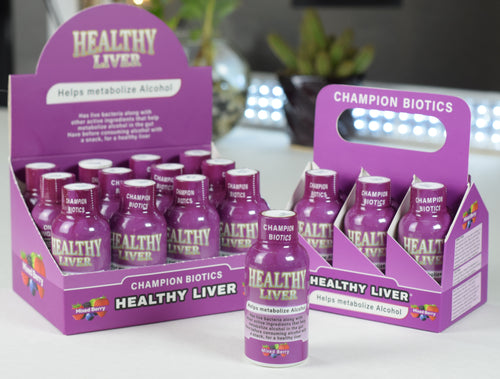 2pcs 6 Pack Healthy Liver 2oz probiotic shot