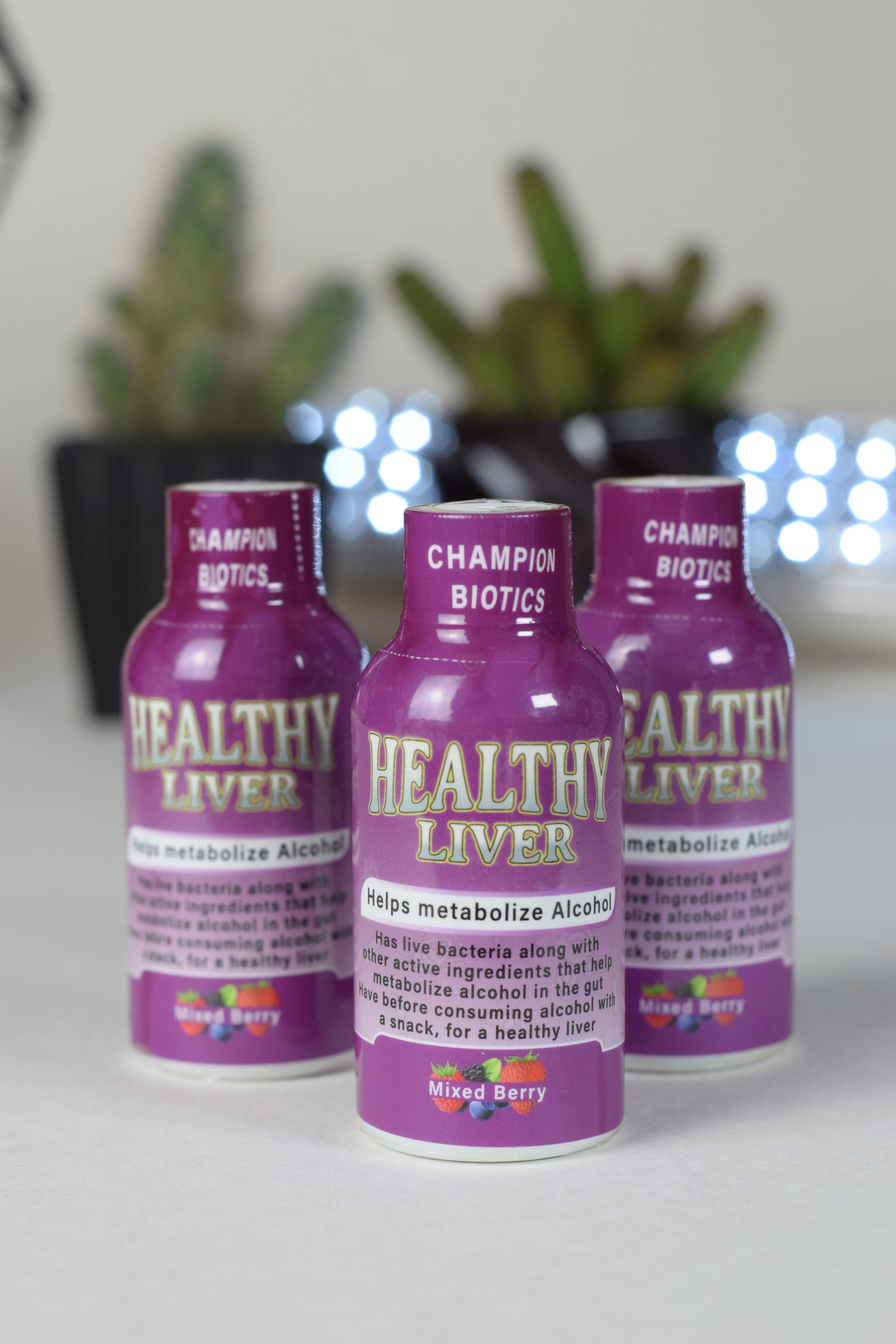 3pcs Healthy Liver 2oz probiotic shot