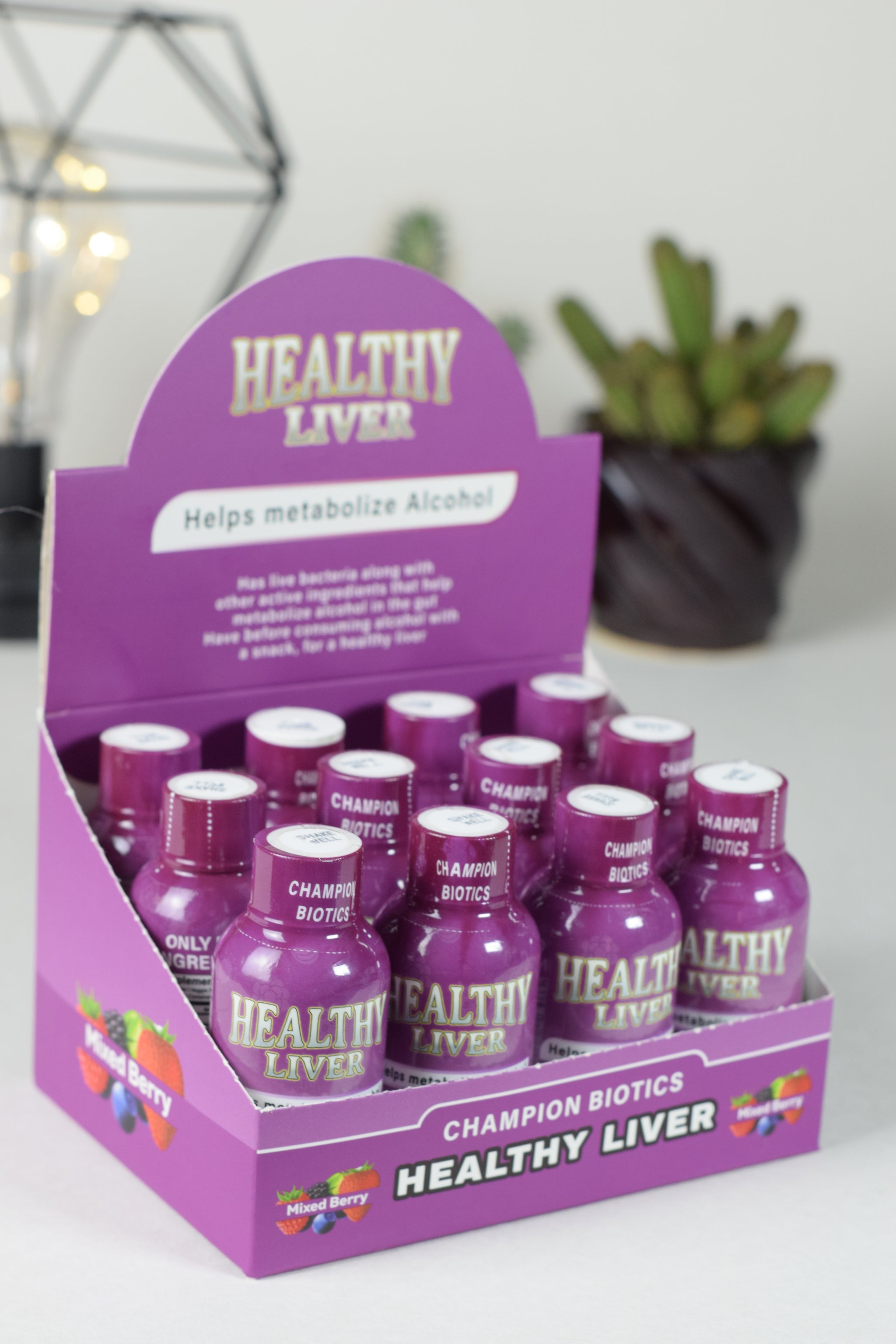 12 pack Healthy Liver 2oz probiotic shot