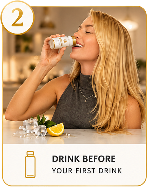 Drink before your first drink
