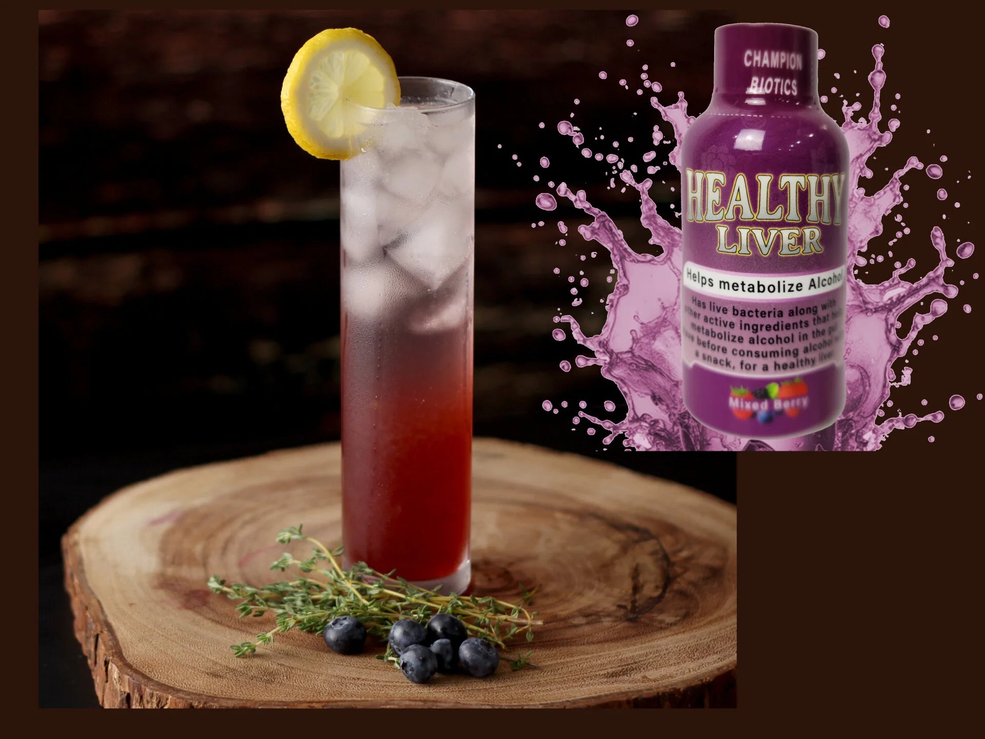 6 Pack Healthy Liver 2oz probiotic shot