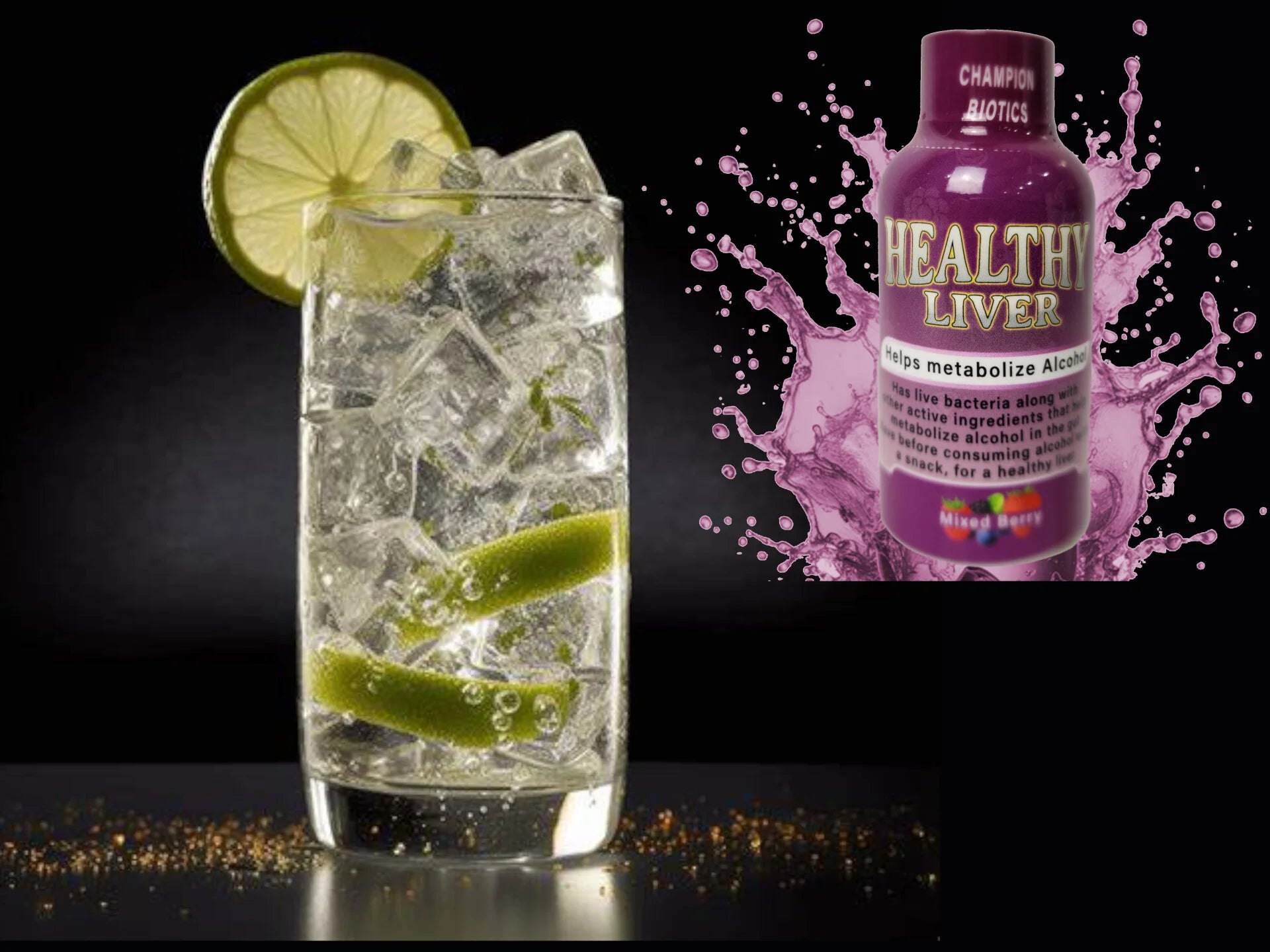 12 pack Healthy Liver 2oz probiotic shot