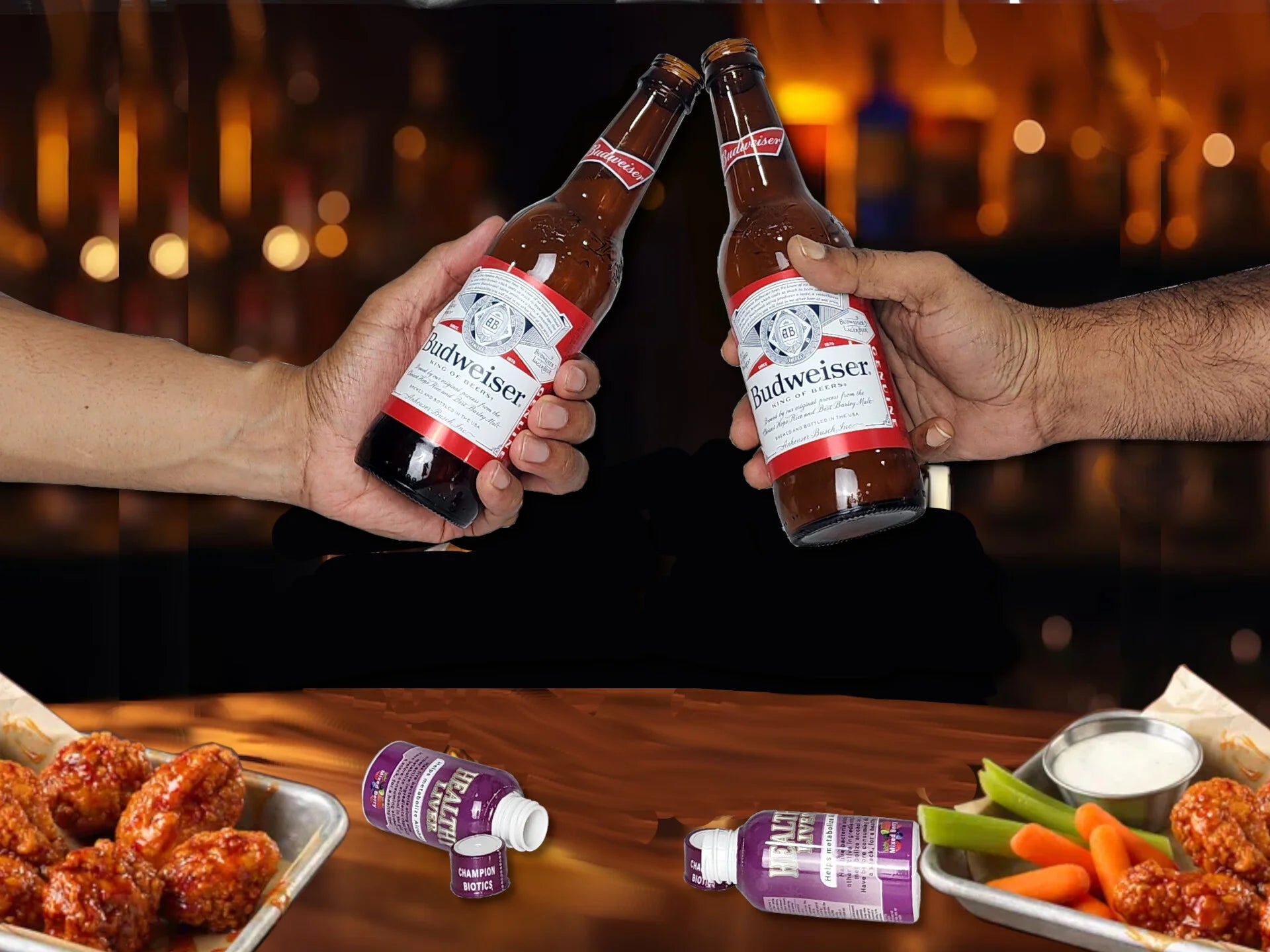 Party Edition 10 x 6 pack Healthy Liver 2oz probiotic shot